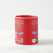 Kristallwasserfeier leuchtend rot tasse (Zentrum)