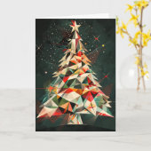 Kristallweihbaum Karte (Gelbe Blume)