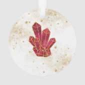 *~* Kristallweihnachtliche Weihnachtsfeingel Ornament (Rückseite)