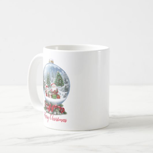 Kristallweihnachtsball Kaffeetasse (Vorderseite Links)