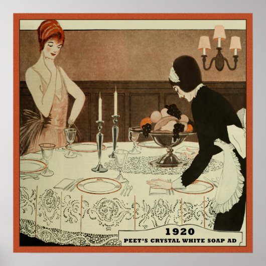 Kristallweiße Waschseife von Peet Poster (Vorne)