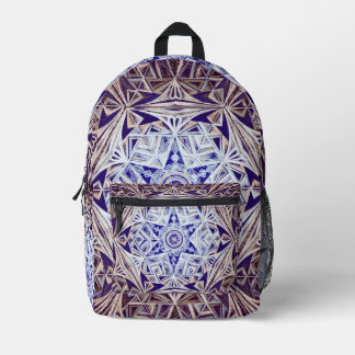 Kristallwelt bedruckter rucksack