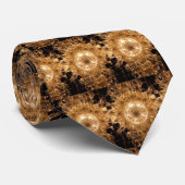 'Kristallwurzel'-Krawatte (Gold) Krawatte (Gerollt)
