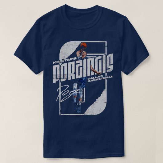 Kristaps Porzingis Dallas Stretch TShirt (Design vorne)