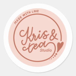 Kristea Logo-Sticker Runder Aufkleber