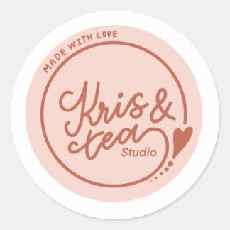 Kristea Logo-Sticker Runder Aufkleber