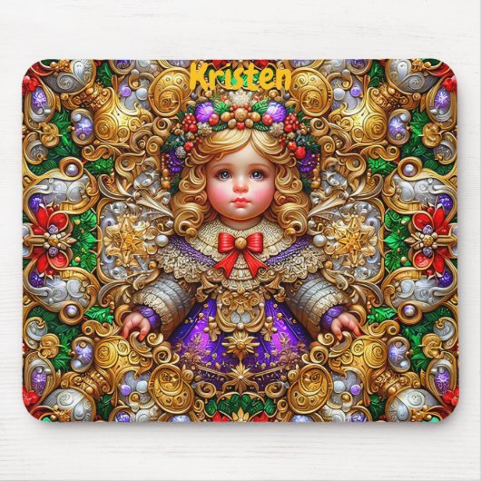 KRISTEN ~ A GOLDEN Christmas ~ Mousepad (Vorne)