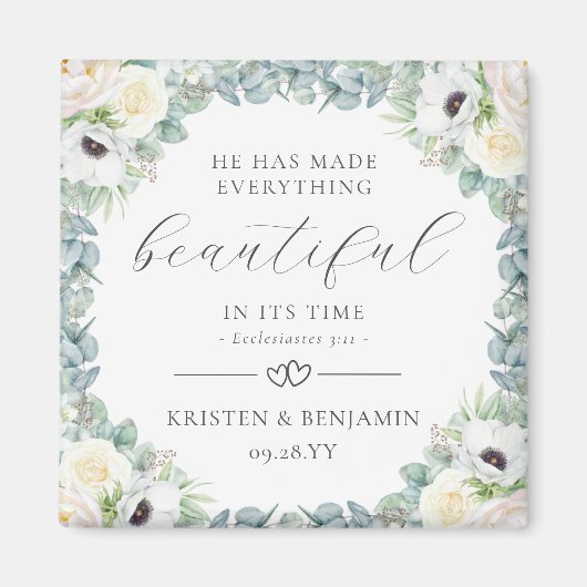 Kristen Christlich Gastgeschenke Hochzeiten Bible  Magnet (Vorne)