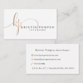 Kristen Pompeo Visitenkarte (Vorne/Hinten)