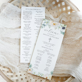 Kristen White Katholic Wedding Zeremony Program