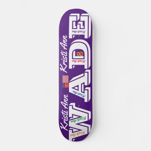 KRISTI ANN WADE 1 Skateboard (Vorderseite)