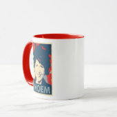 Kristi L. Noem Poster politische Parodie Tasse (Vorderseite Links)