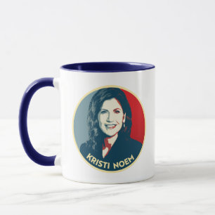 KRISTI NOEM Propaganda Abzeichen Tasse