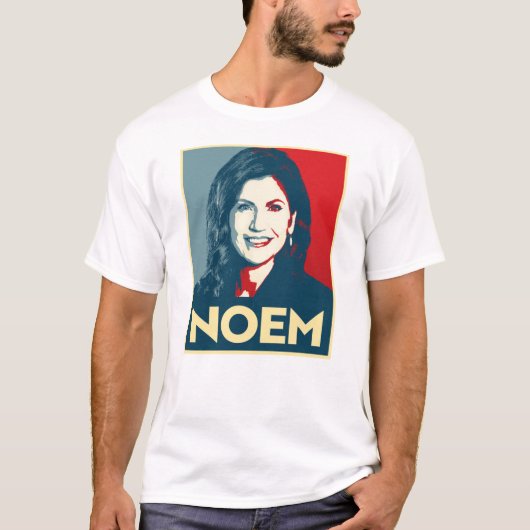 KRISTI NOEM Propaganda Poster T-Shirt (Vorderseite)