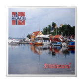 KRISTIANSAND, Norwegen, Fliese (Vorderseite)