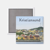 Kristiansund Norwegen Magnet (Vorderseite/Rückseite)