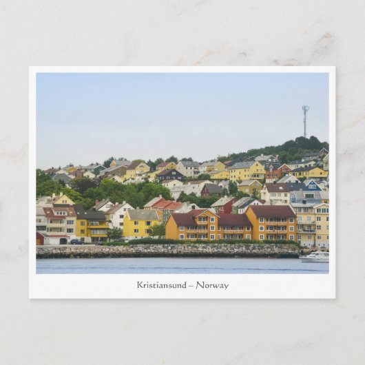 Kristiansund Postkarte (Vorderseite)