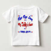 Kristies kundengebundenes willkommenes baby t-shirt (Rückseite)