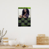 Kristina Divine Pinup Calendar Poster (Küche)