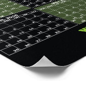 Kristina Divine Pinup Calendar Poster (Ecke)