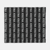 Kristina-Fleece-Decke Fleecedecke (Vorderseite (Horizontal))