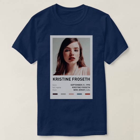Kristine Froseth TShirt (Design vorne)