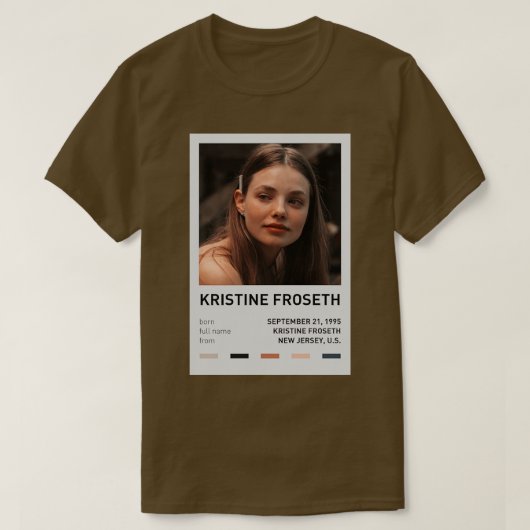 Kristine Froseth TShirt 3 (Design vorne)