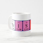 Kristine Periodenname Tasse (Vorderseite Links)