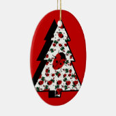 KRISTMALADYBUGS KERAMIKORNAMENT (Rechts)