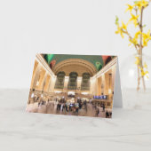 KRISTMAS AUF DER GRAND CENTRAL CARD KARTE (Gelbe Blume)