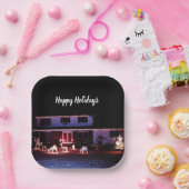 KRISTMAS AUF DER NACHBARSCHAFTSKARTE PAPPTELLER (Party)