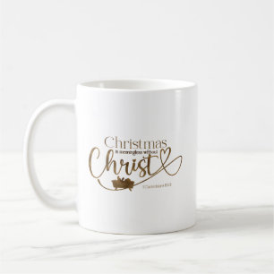 KRISTMAS BEDEUTSAM OHNE CHRIST 11 oz Kaffeetasse