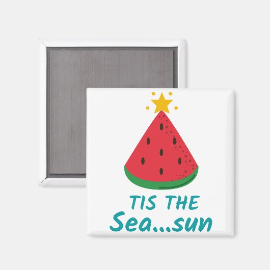 KRISTMAS IM JULI IN DER SAISON MAGNET (Vorderseite/Rückseite)