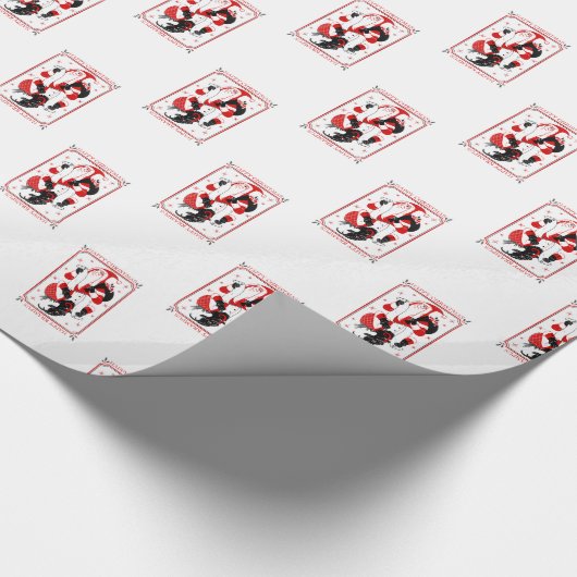 Kristmas Königmeisterstück. Krampus Packpapier (Ecke)