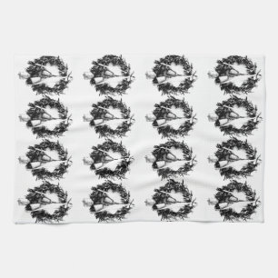 **KRISTMAS WREATHS** KÜCHE GESCHIRRTUCH