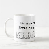 Kristy Namen-Tasse periodischer Tabelle Kaffeetasse (Links)