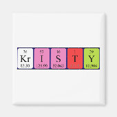 Kristy Periodenmagnet Magnet (Vorne)