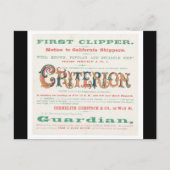 Kriterium Clipper Sailing Postkarte (Vorderseite)