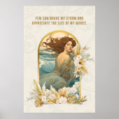 Kritikerisches Mantra-Poster der Frau Poster (Vorne)