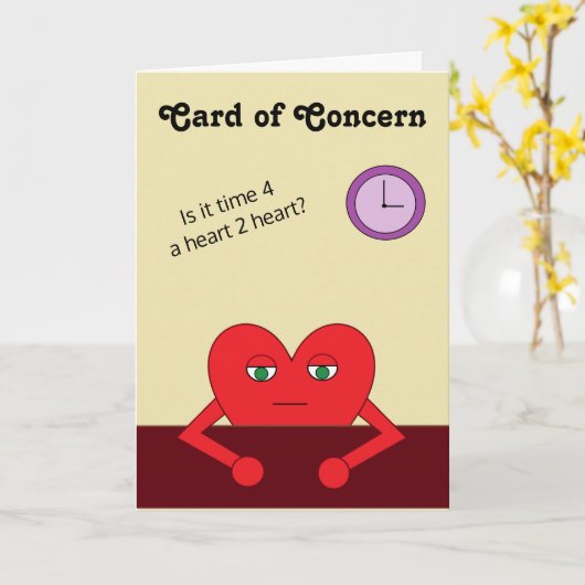 Kritikkarte: hellbraune leere Karte (Gelbe Blume)