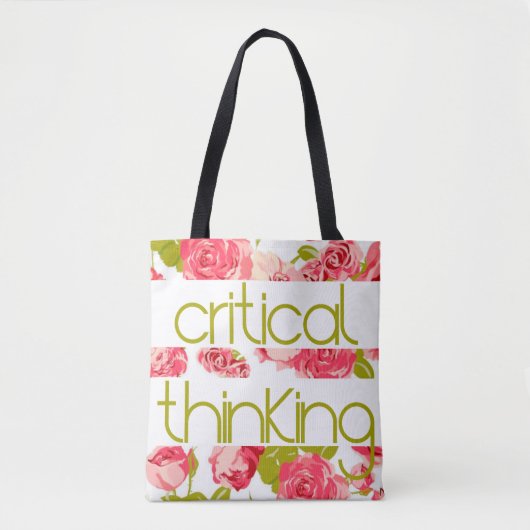Kritische denkende Tasche (Vorderseite)