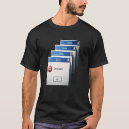 Kritischer Fehler — Retro-Windows-Warnfelder-Grafi T-Shirt