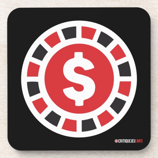 KritischerSpiel Getränkeuntersetzer (Vorderseite)