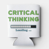 Kritisches Denken Dosenkühler (Rückseite)