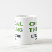 Kritisches Denken Kaffeetasse (Mittel)