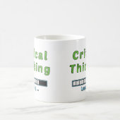 Kritisches Denken Kaffeetasse (Mittel)
