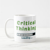 Kritisches Denken Kaffeetasse (Links)