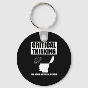 Kritisches Denken über das andere nationale Defizi Schlüsselanhänger