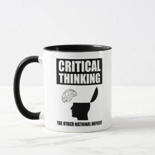 Kritisches Denken über das andere nationale Defizi Tasse
