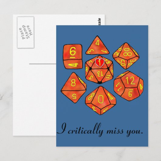 Kritisches Fräulein Postkarte (Vorne/Hinten)